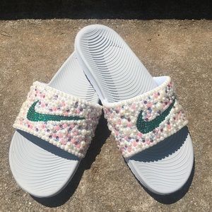 Not For Sale! Custom Bling Nike Slides